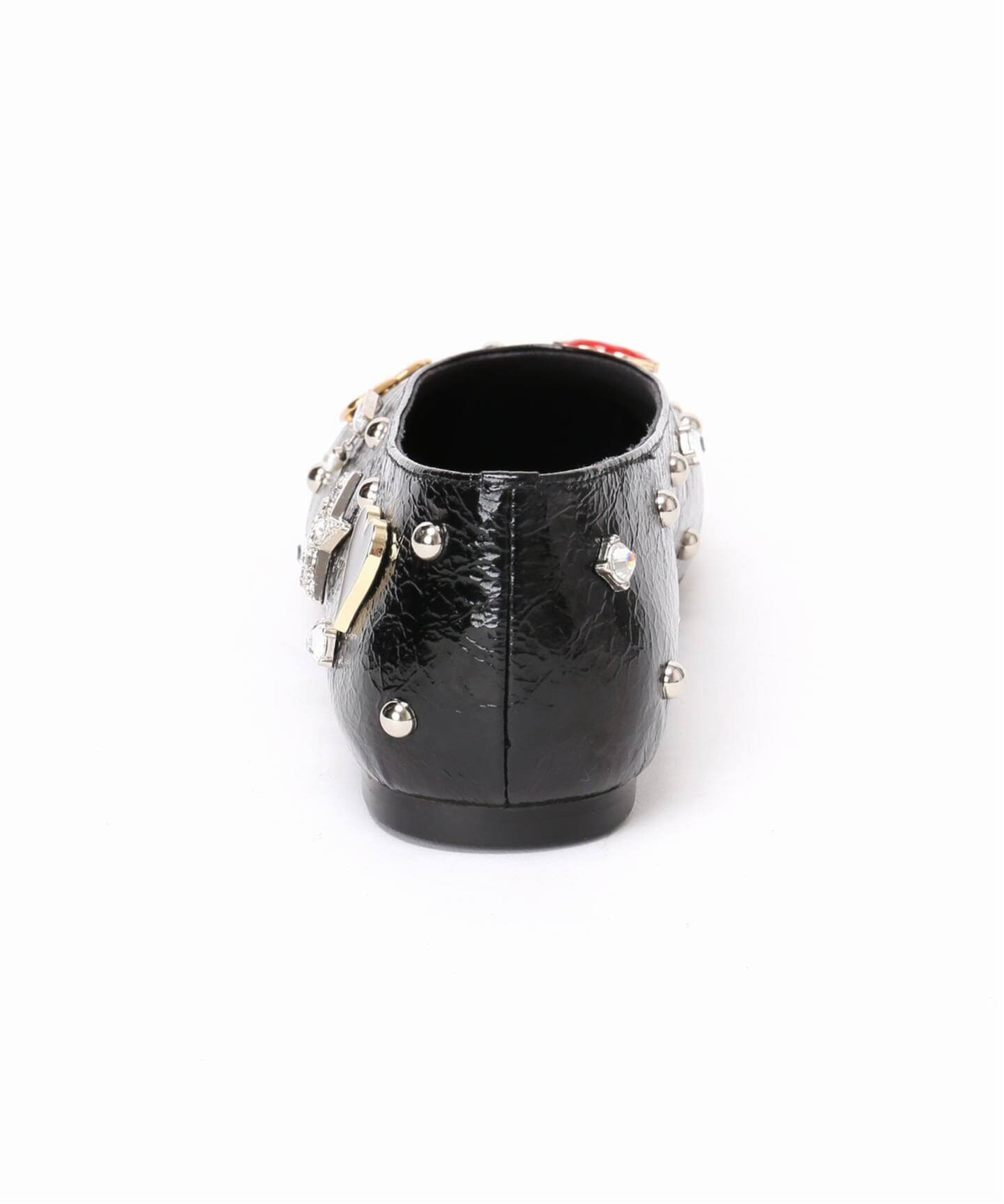 LE TALON｜GRISEレザーSURREALモチーフフラット | Rakuten Fashion