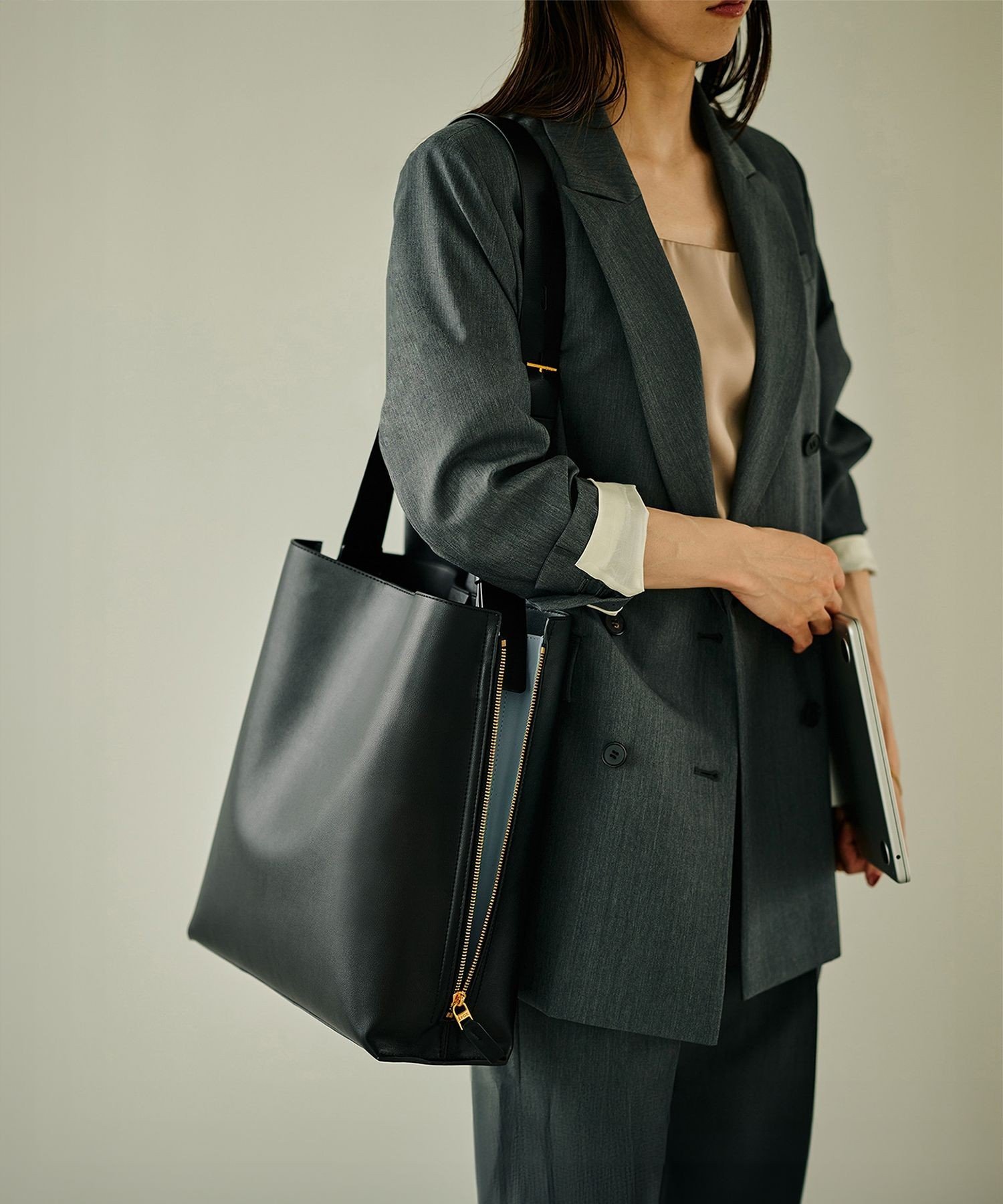 ROPE'｜【A4対応】【通勤】【E'POR】Y BAG Shoulder Large(サイド