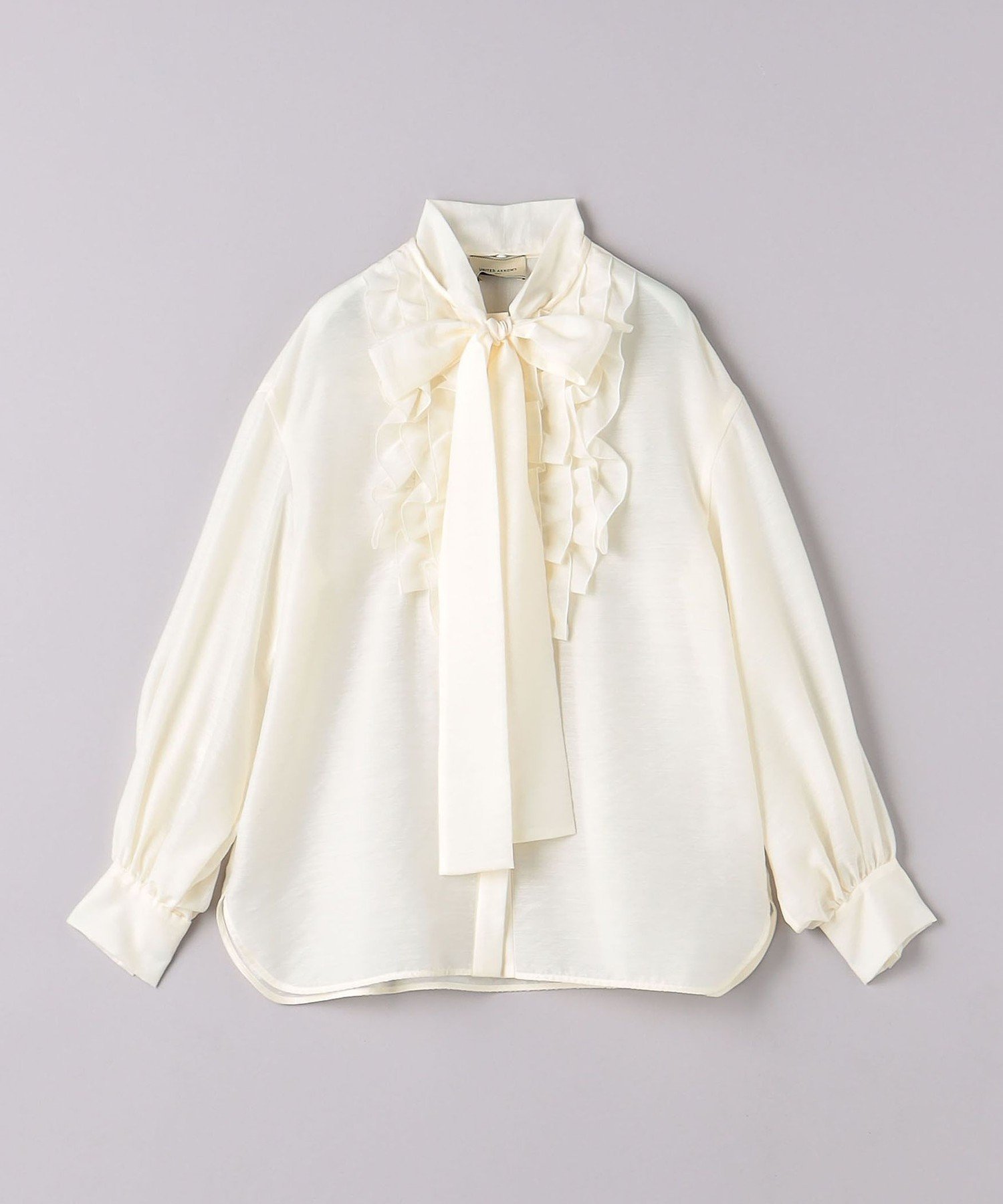 UNITED ARROWS LTD. OUTLET｜オーガンジー フリル&ボウタイ ブラウス