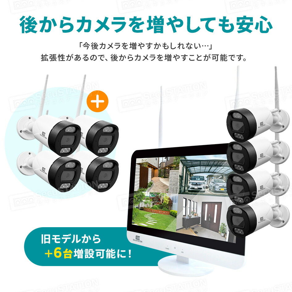 楽天市場】【標準搭載500万画素 防犯カメラセット 】 録画機能付き