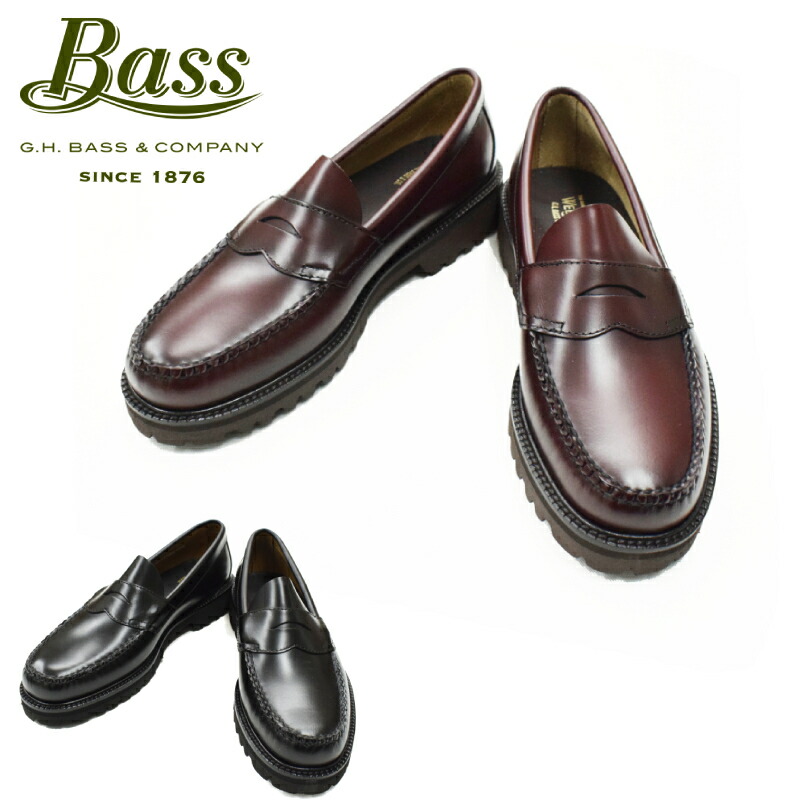 楽天市場】G.H.BASS(バス) WEEJUNS 【LOGAN】 PENNY LOAFER(ウィー