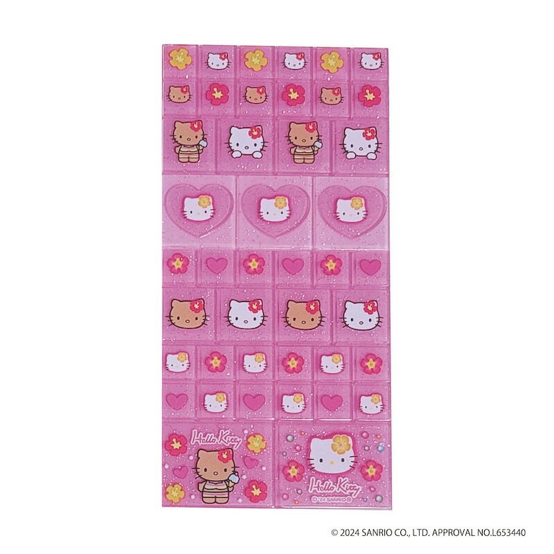 楽天市場】ハローキティ 90s タイルシール kt19-06_ハイビスカス