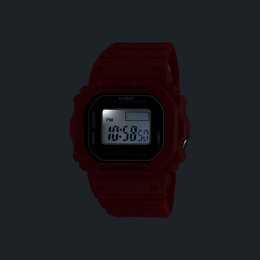 CASIO G-SHOCK nano DWN-5600-1JR 指輪 時計 赤 楽天市場】【1日は