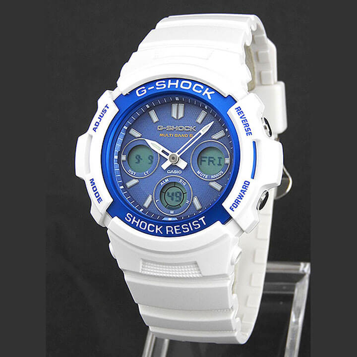 楽天市場】CASIO カシオ G-SHOCK ジーショック AWG-M100SWB-7A 海外