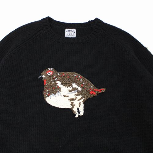 楽天市場】SUNSEA サンシー 22AW 雷鳥 SWEATER ニット 3 ブラック