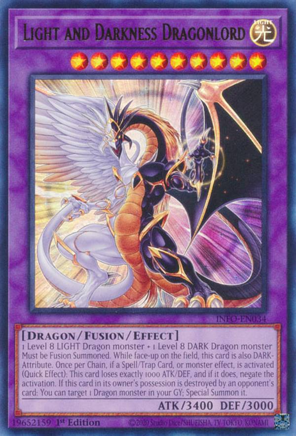 楽天市場】遊戯王 INFO-EN034 光と闇の竜王 Light and Darkness