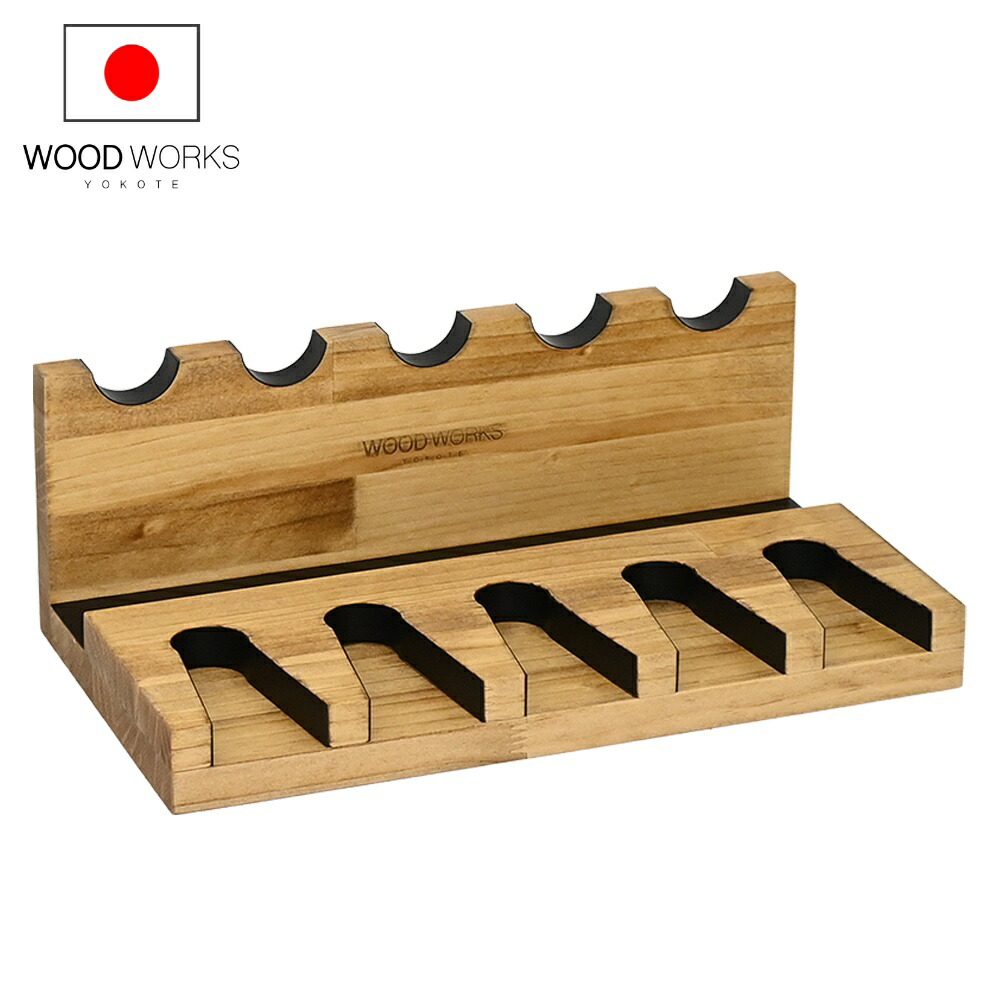 楽天市場】月間優良ショップ連続受賞 WOODWORKS ガンスタンド 5丁掛