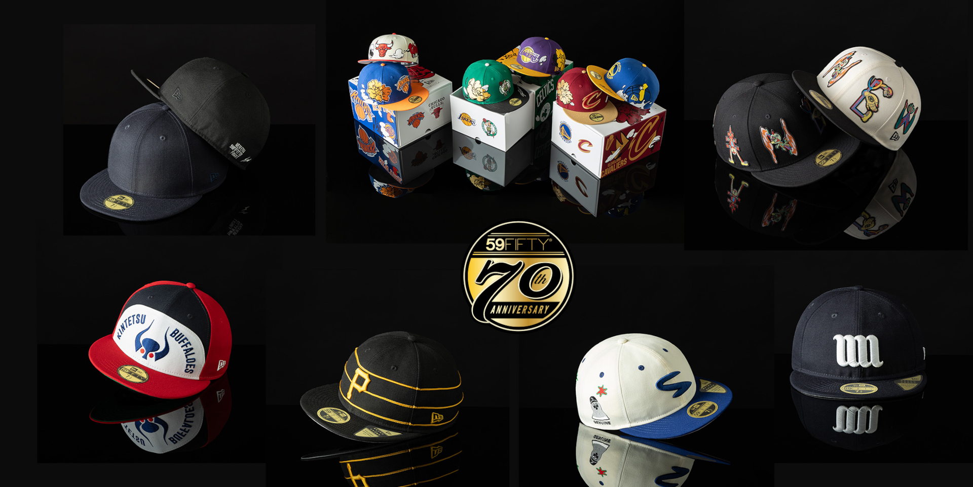 ニューエラ、「59FIFTY」7モデルを日替わりで発売。近鉄バファローズ
