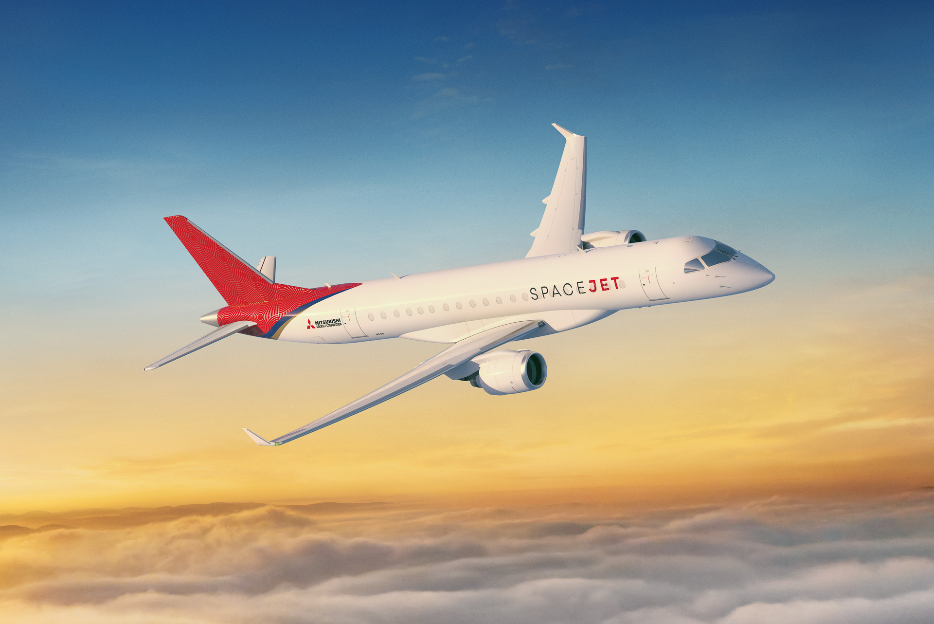 本体美品]三菱航空機 MRJ90 1:100 JA21MJ[MR19009] 本体美品]三菱