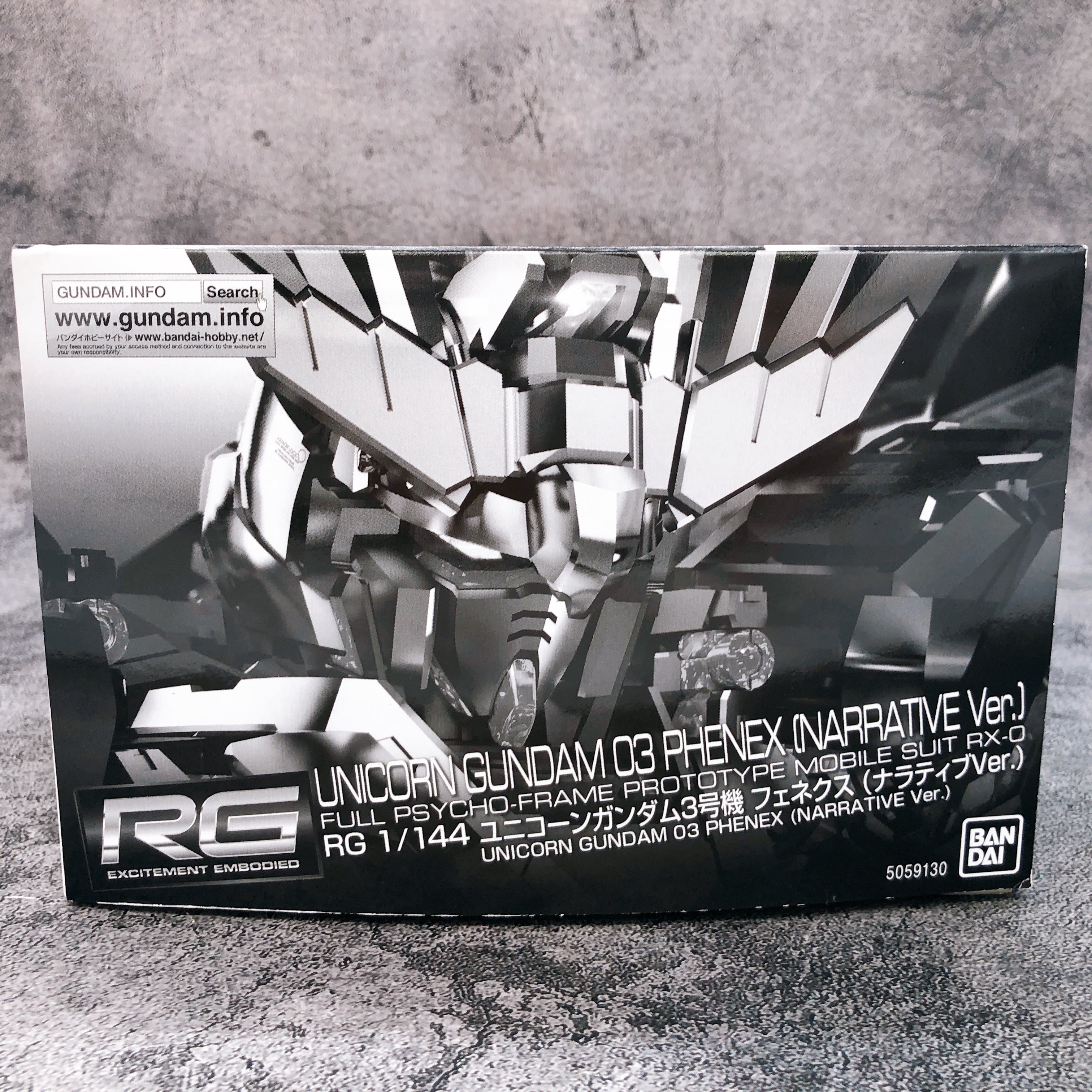 RG 1/144 Unicorn Gundam 03 Phenex Narrative Ver Model Kit Premium Band