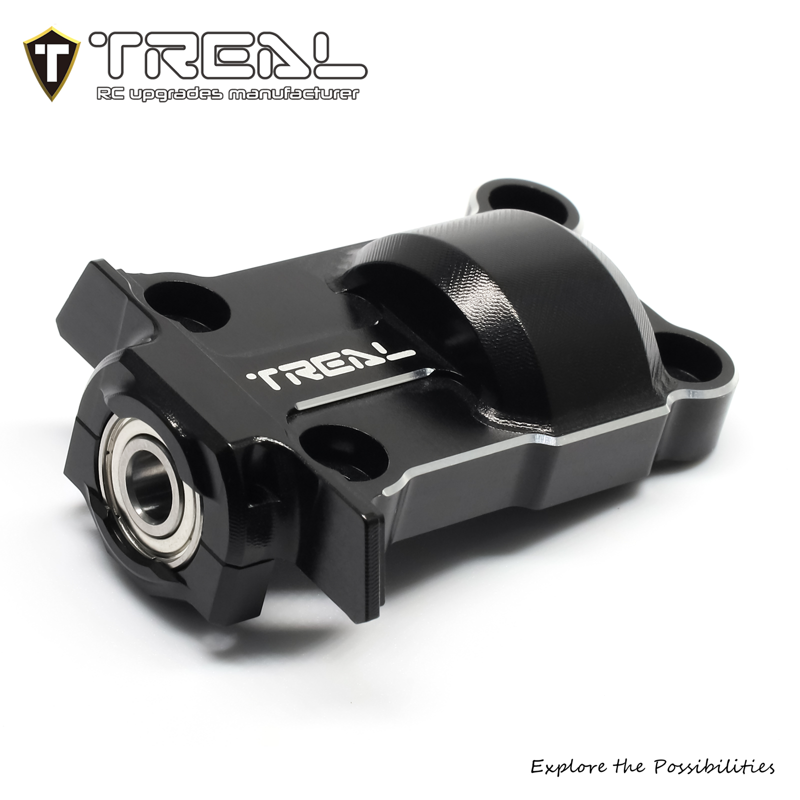 Treal Aluminum 7075 CNC Billet Machined Rear Lower Gear Cover for