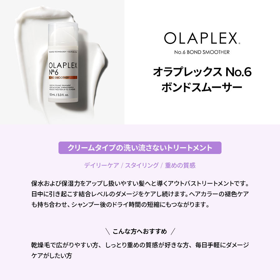 オラプレックス正規販売店】オラプレックス No.6 ボンドスムーサー