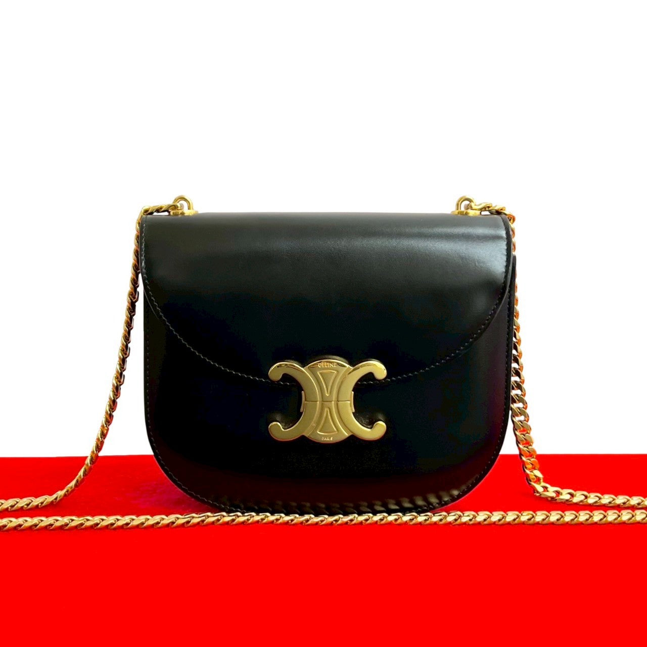 CELINE セリーヌ ティーン チェーン ブザス ショルダーバッグ – Trip
