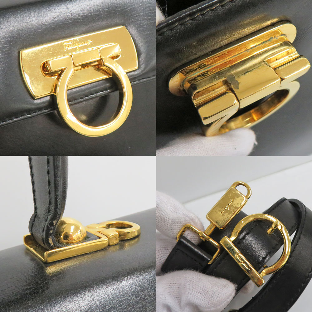 名古屋】【FERRAGAMO】フェラガモ ガンチーニ 2wayバッグ レザー