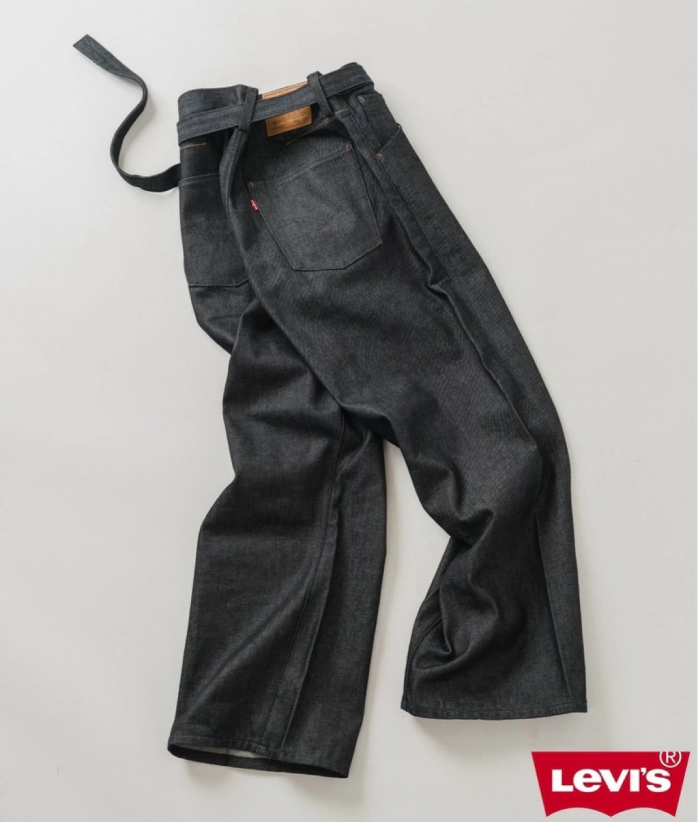 Levi's®︎ for EDIFICE 別注 TWISTED BELTED デニムパンツの国内先行