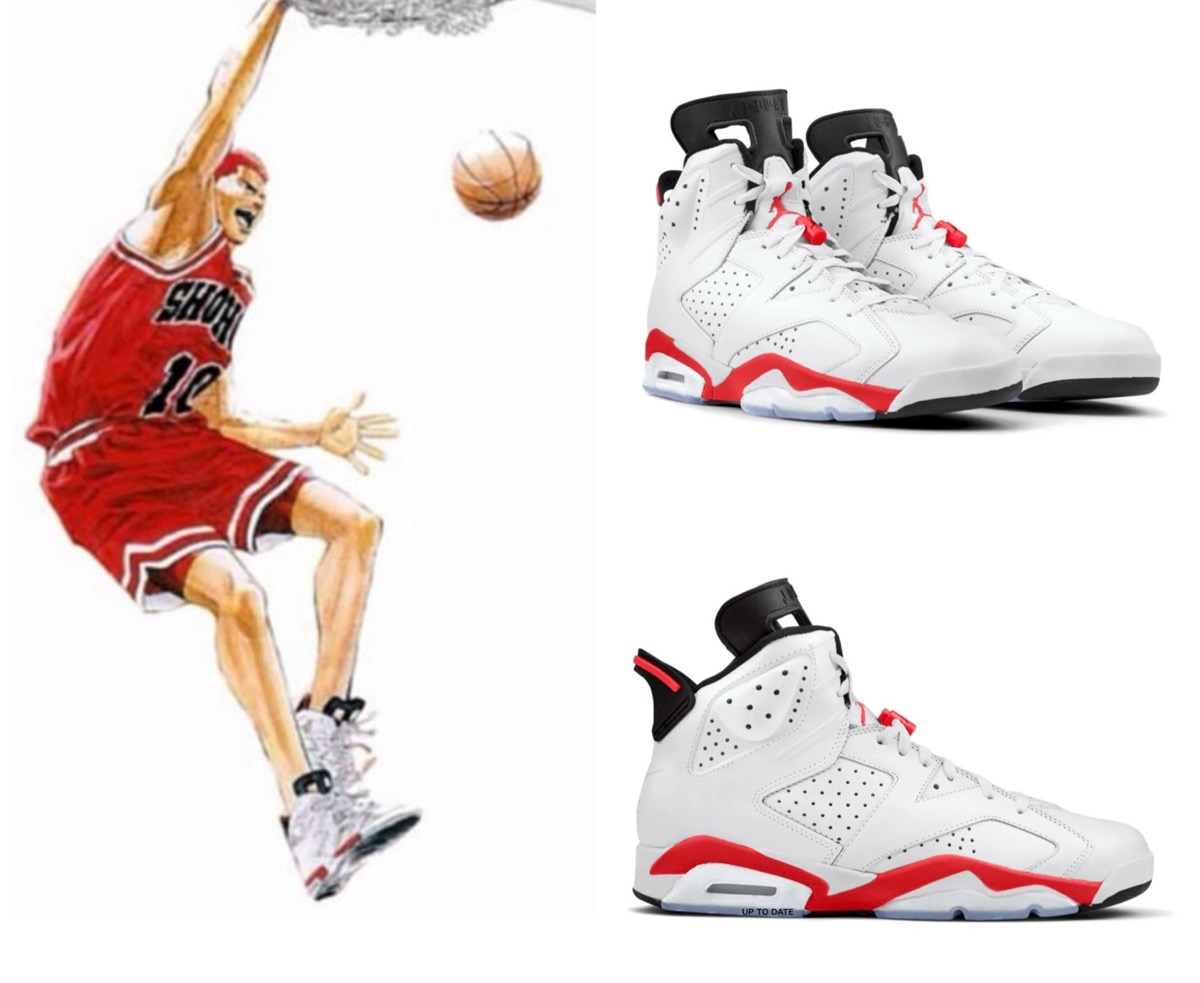 桜木花道カラー Nike Air Jordan 6 Retro “White Infrared”が11月7日に