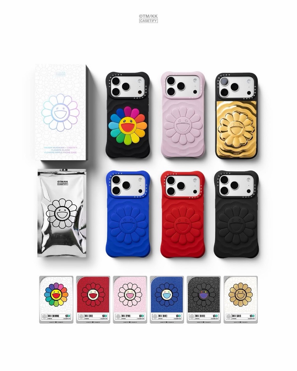 村上隆 x CASETiFY スペシャルプロダクトが国内発売開始。レアが当たる