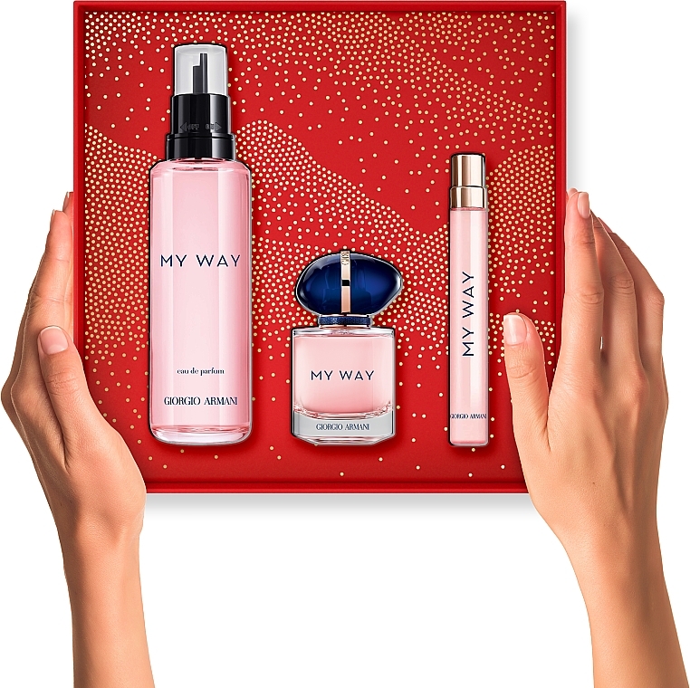 Giorgio Armani My Way - Set (edp/100ml + edp/30ml + edp/mini/10ml