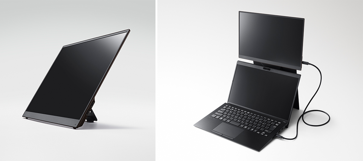 VAIOが世界最軽量*のモバイルディスプレイ「VAIO Vision+」を発表