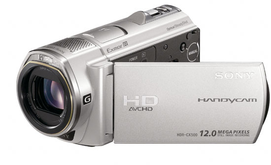 手ブレ補正がさらに進化したソニーのAVCHDビデオカメラHDR-CX520V