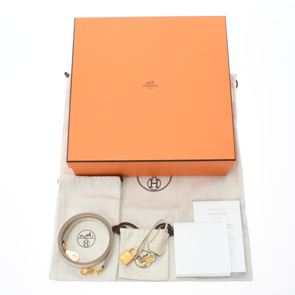 ボリード1923 25 クレ/ゴールド金具 ヴォーエプソン HERMES エルメス
