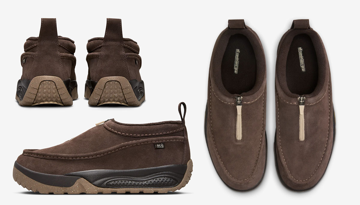 モカシンをイメージしたナイキのフットウエア “ACG アイジー”に