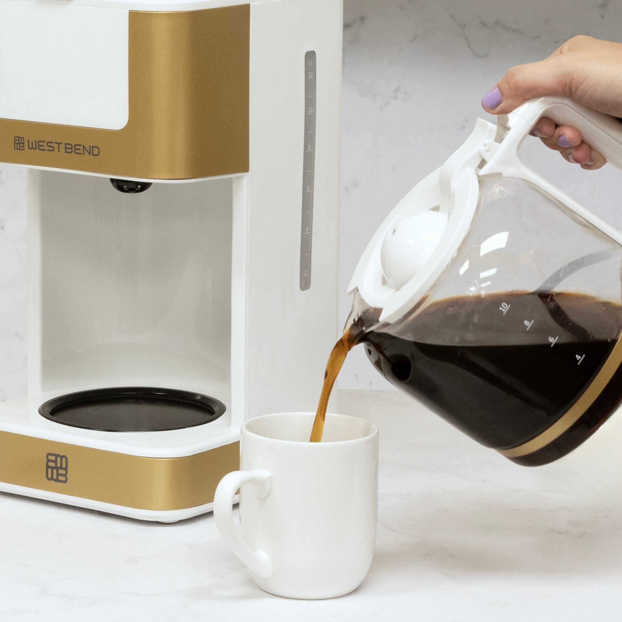 West Bend Timeless 12 Cup Hot & Iced Coffee Maker