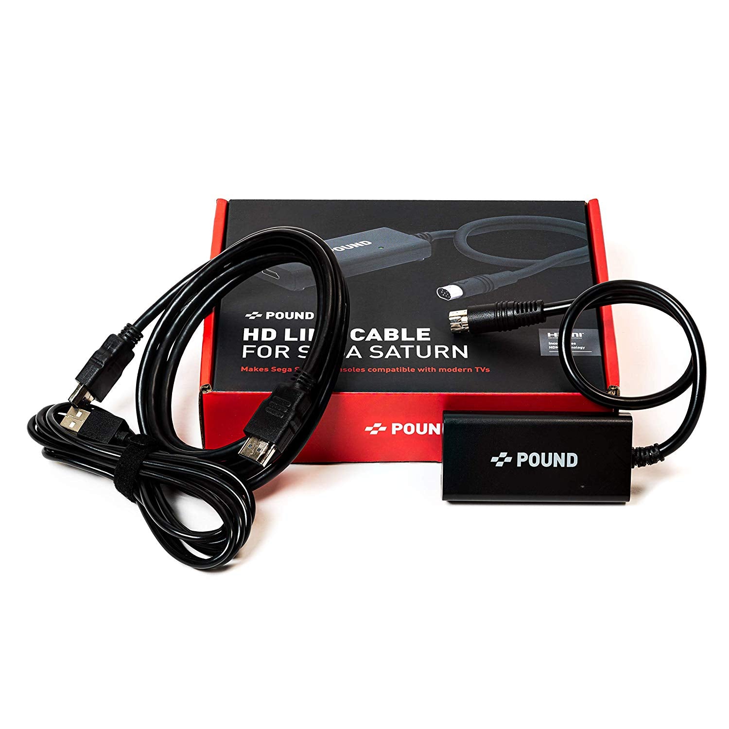 POUND HDMI コンバータ & ケーブル セガサターン用 / HD LINK CABLE