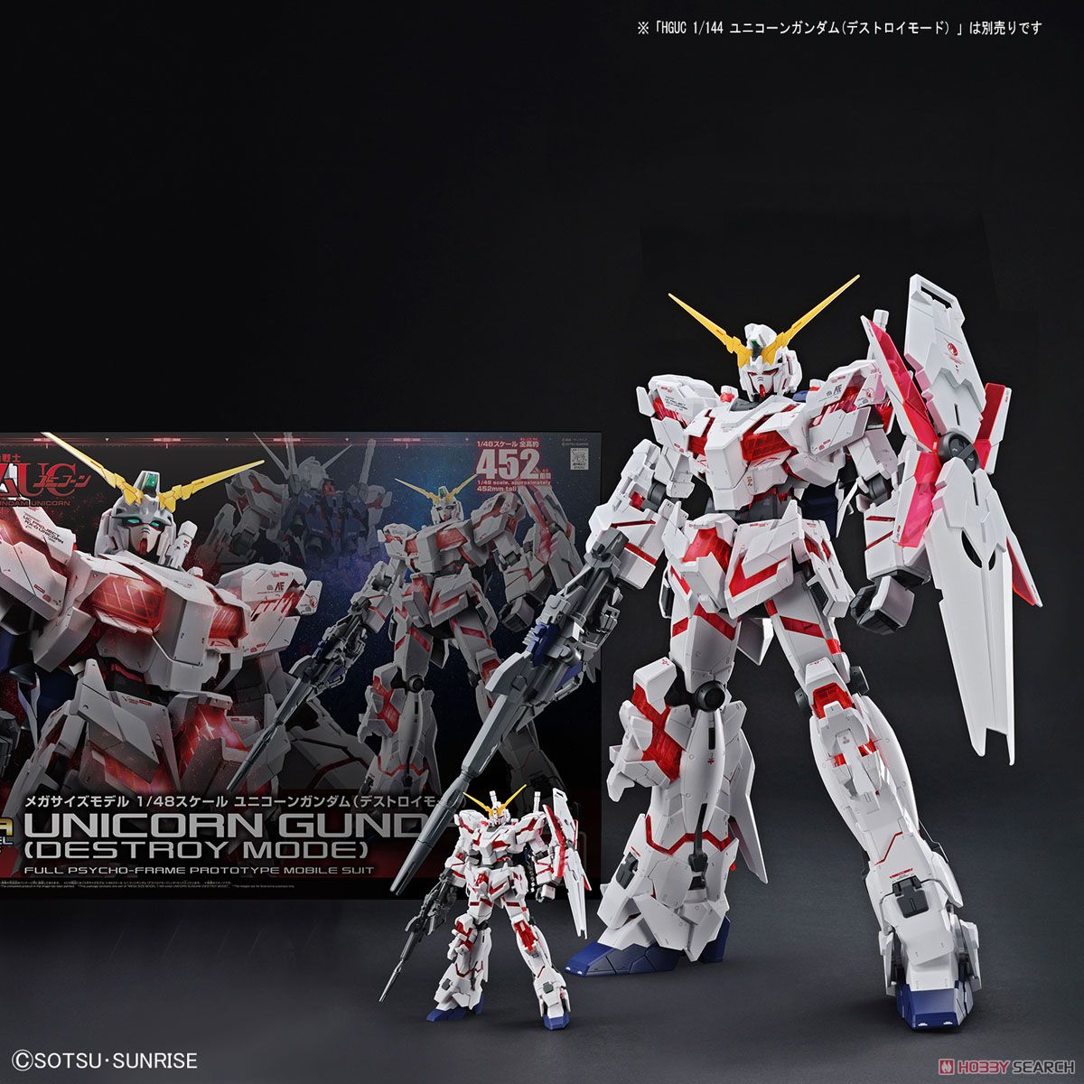 メガサイズモデル ユニコーンガンダム(デストロイモード) (1/48