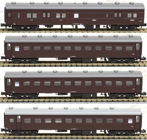 旧形客車 4両セット (茶) (4両セット) (鉄道模型) - ホビーサーチ 鉄道