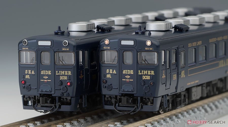JR キハ58系 ディーゼルカー (快速シーサイドライナー・紺色) セット