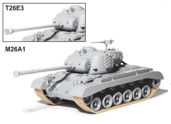 アメリカ軍 M26A1/T26E3 パーシング (プラモデル) - ホビーサーチ