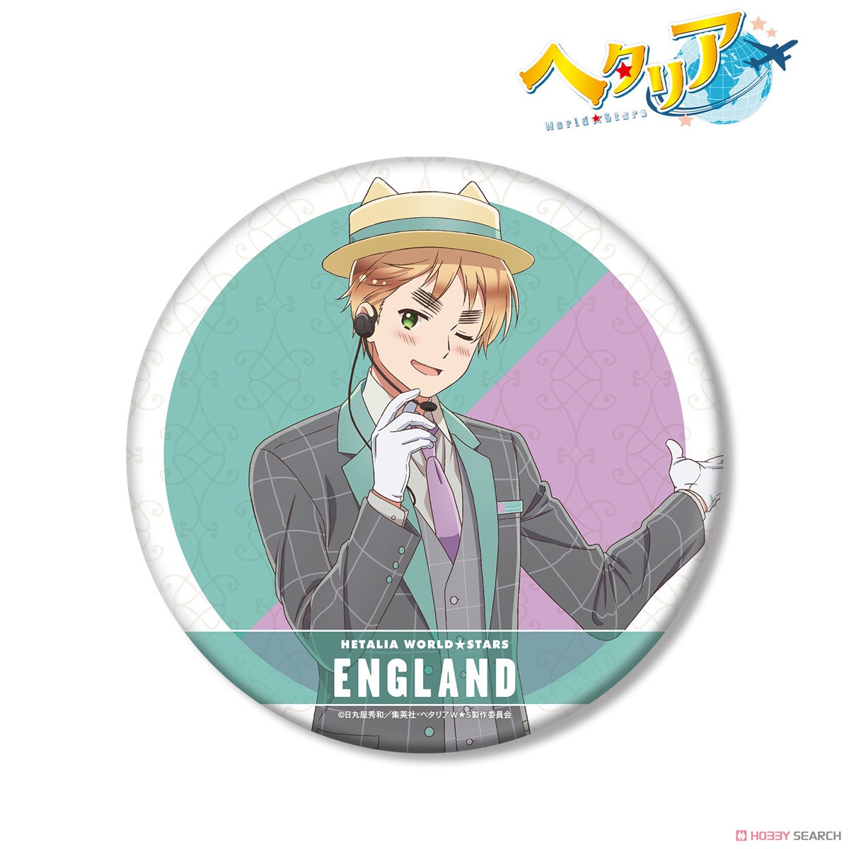 ヘタリア World☆Stars 描き下ろしイラスト イギリス 遊園地ver. BIG缶