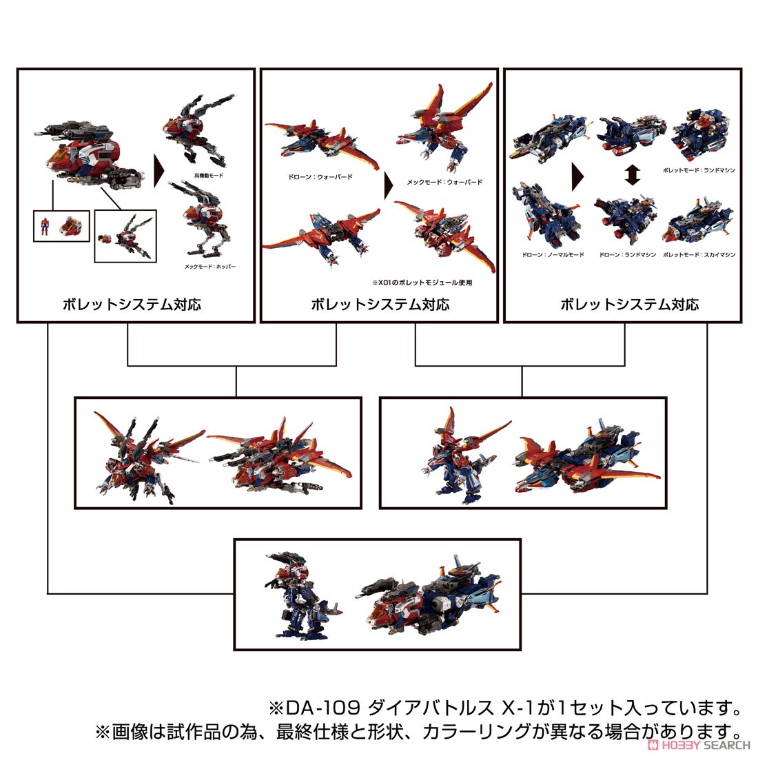 ダイアクロン DA-109 ダイアバトルスX1 (完成品) - ホビーサーチ