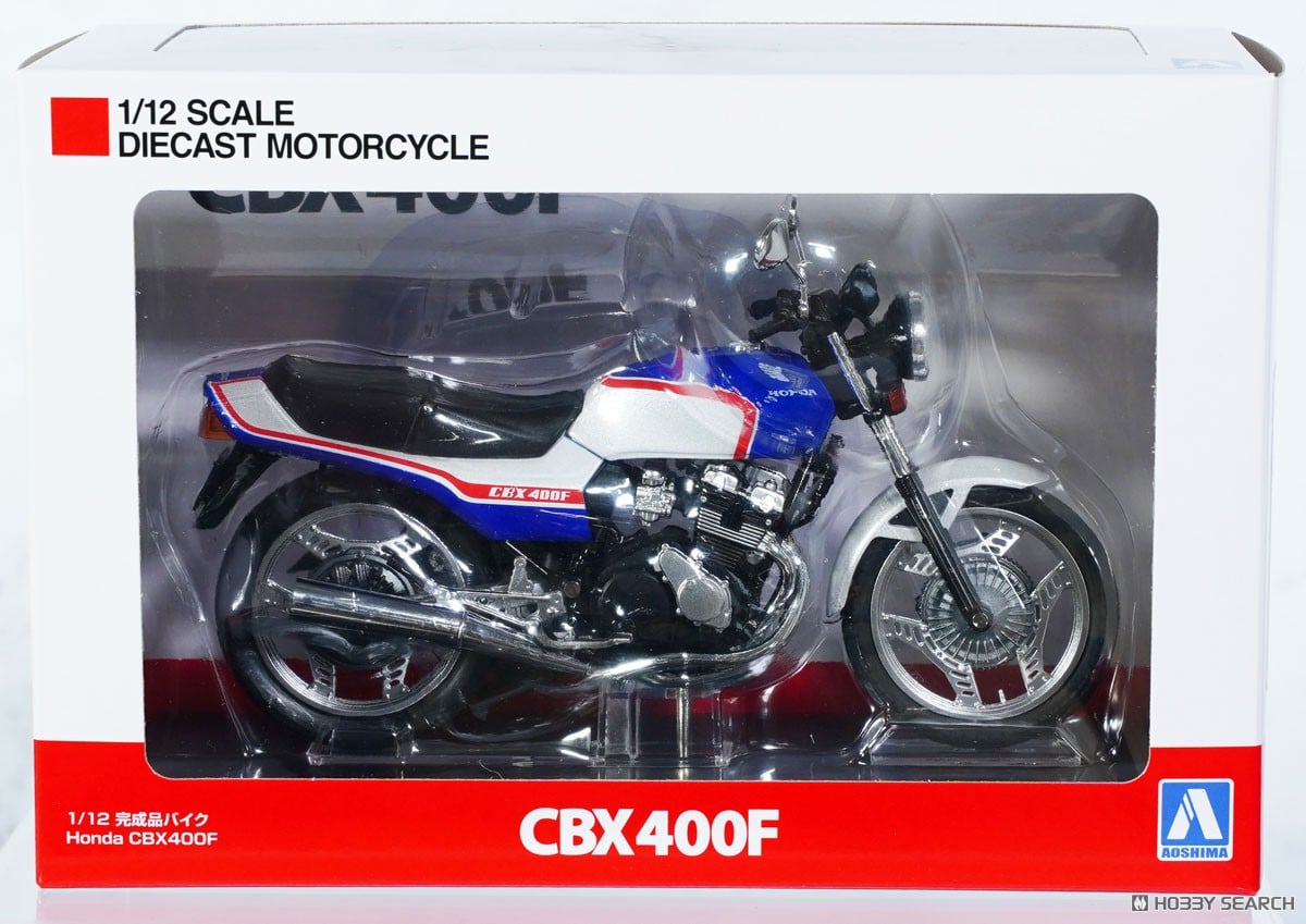 Honda CBX400F パール/キャンディブルー (ミニカー) - ホビーサーチ