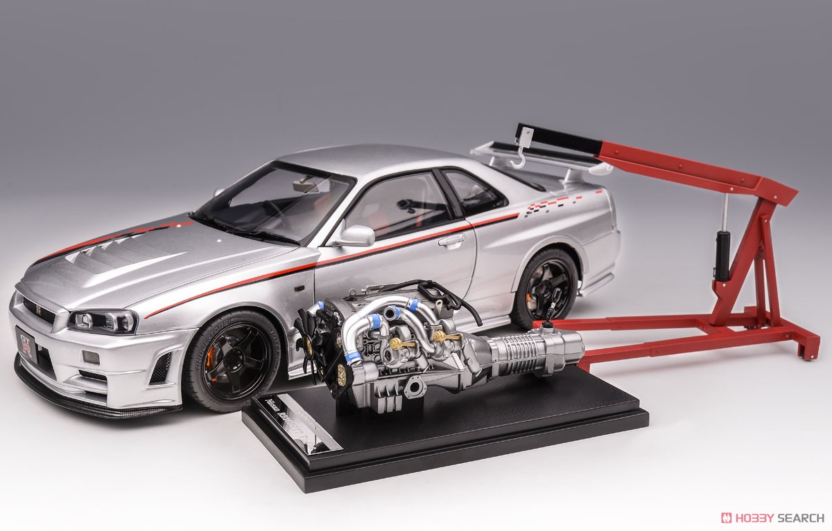 Nissan Skyline GT-R (R34) NISMO CUSTOMIZED シルバー (ミニカー