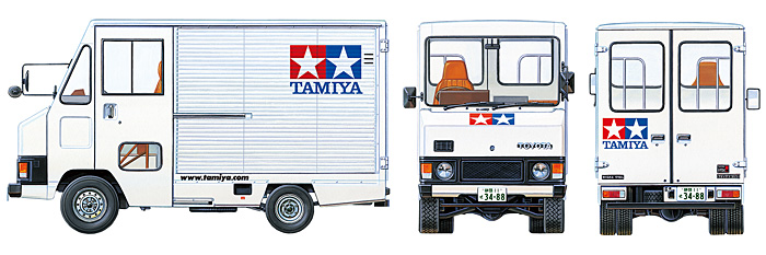 トヨタ ハイエース クイックデリバリー (タミヤ仕様) (プラモデル