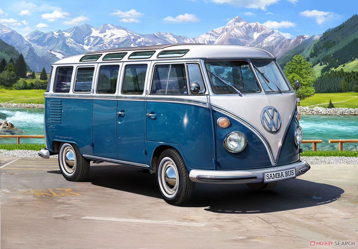 VW タイプ2 T1 サンババス (プラモデル) - ホビーサーチ カーモデル