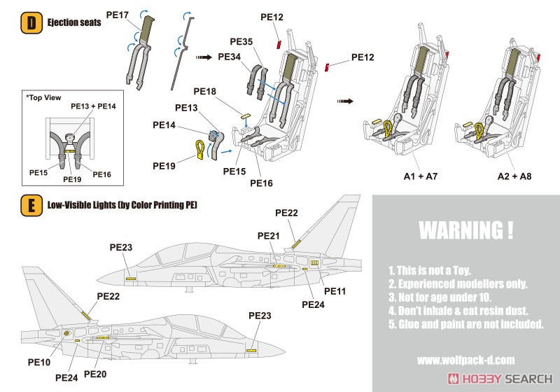 M-346 マスター エッチング アップグレードセット (1/48 キネティック