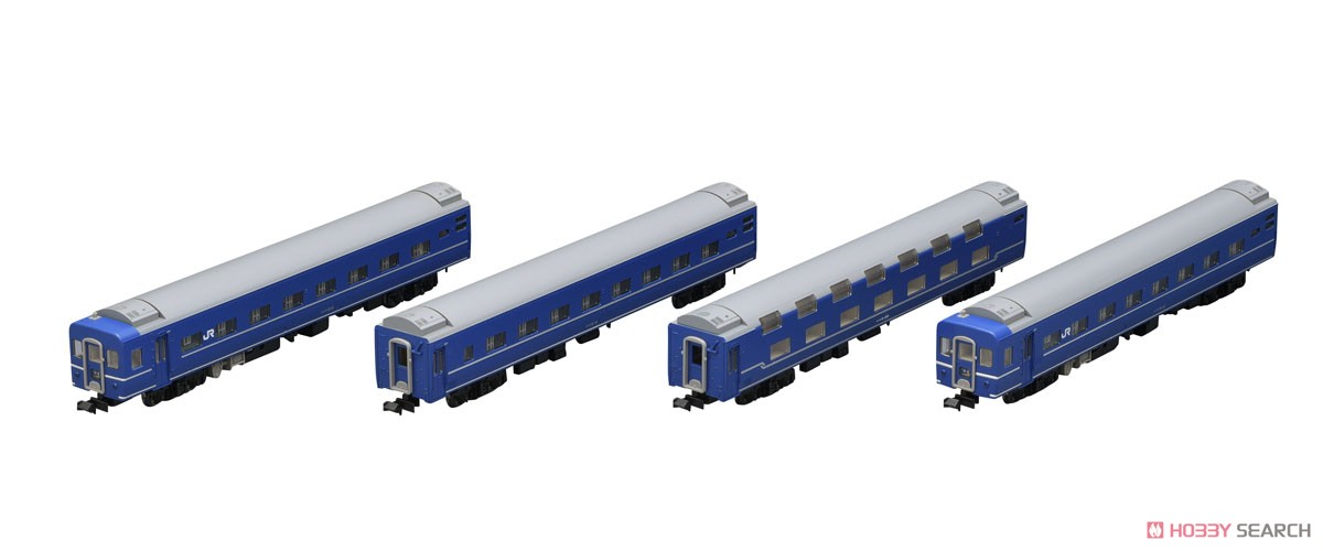 JR 14系15形 特急寝台客車 (彗星) セット (4両セット) (鉄道模型