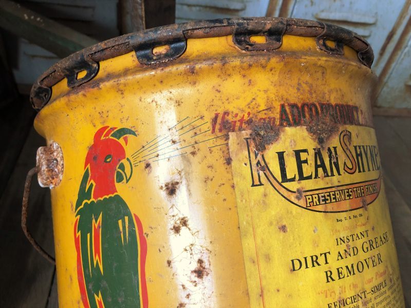 Vintage ADCO SOAP PARROT Motor Gas Oil 5 Gallon Can (B134