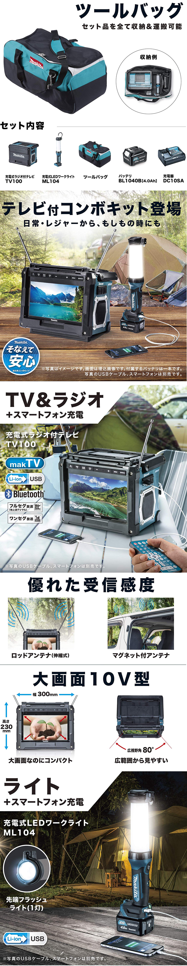 マキタ 防災用コンボキット CK1010 電動工具・エアー工具・大工道具