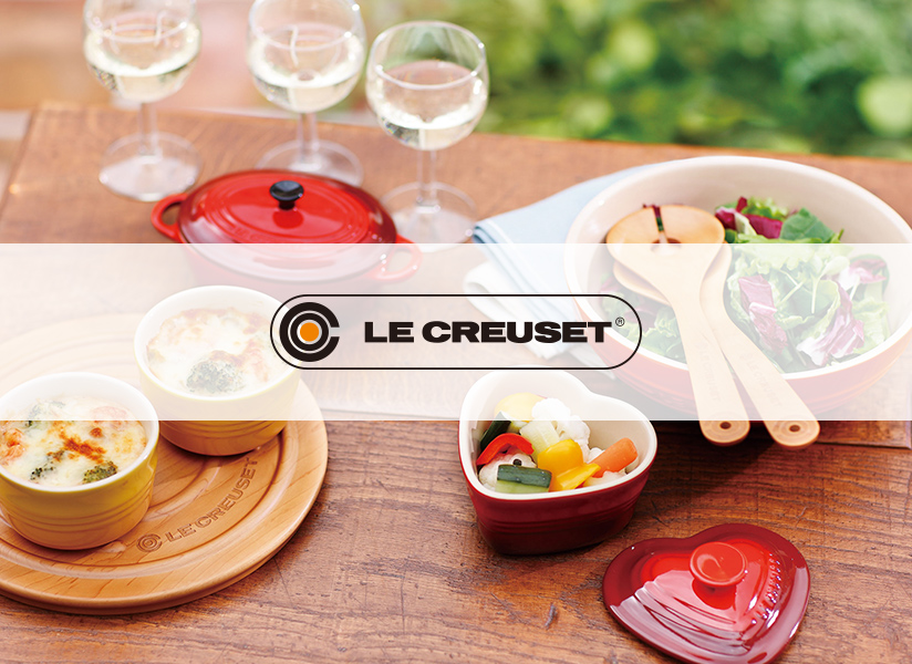 LE CREUSET (ル・クルーゼ) ラムカン フタ付き フルールS 910167-00