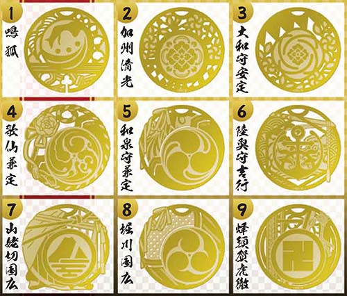 刀剣乱舞-ONLINE- メタルブックマーカー Vol.1/1ボックス [刀剣乱舞