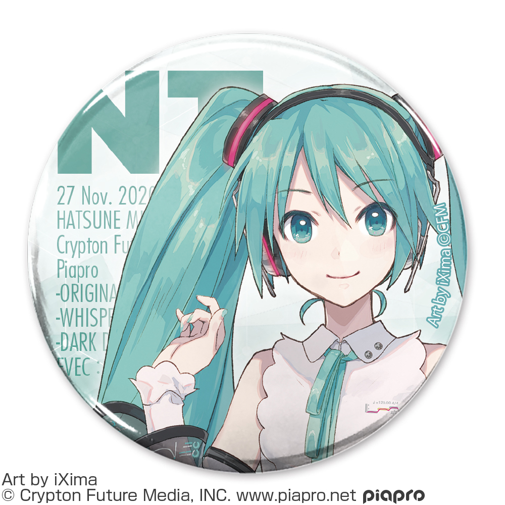 初音ミク NT 65mm缶バッジ [初音ミク NT] | キャラクター公式グッズ