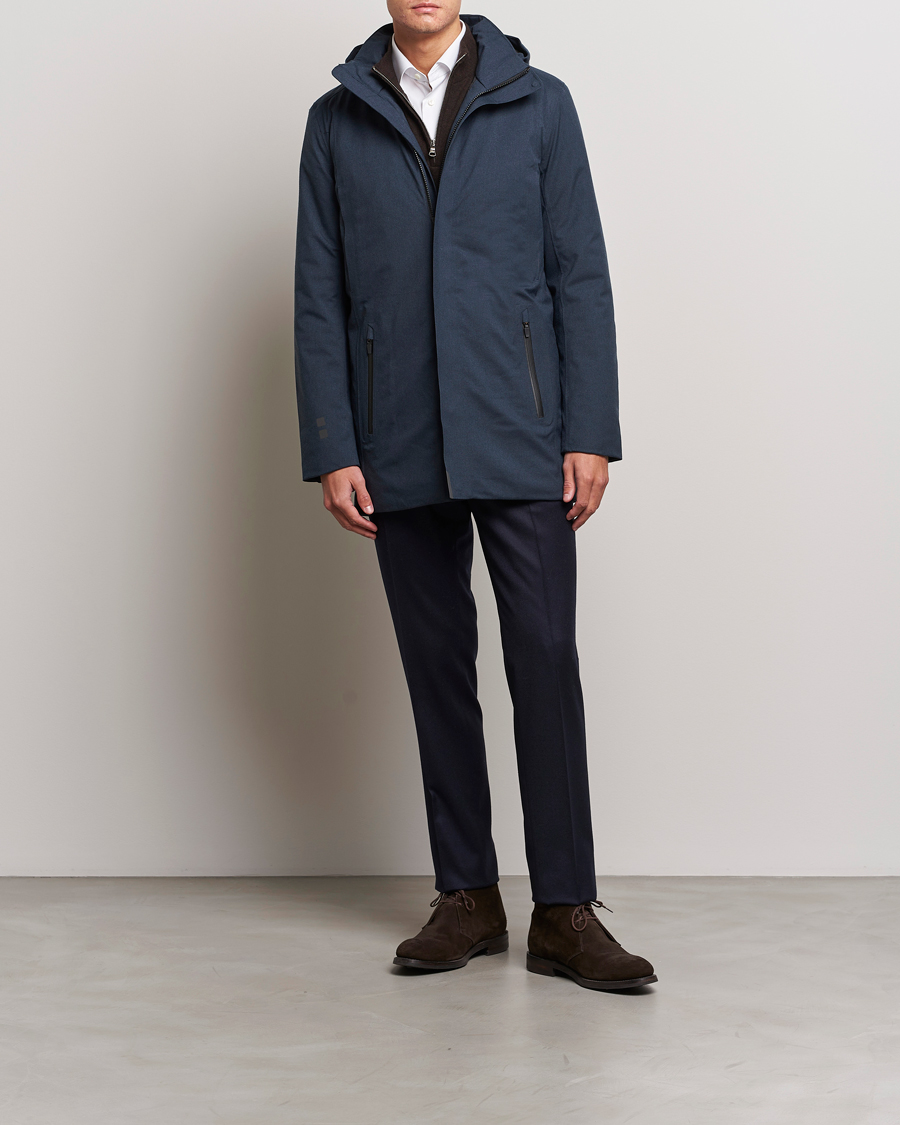 UBR Regulator Parka Dark Navy Melange at CareOfCarl.com