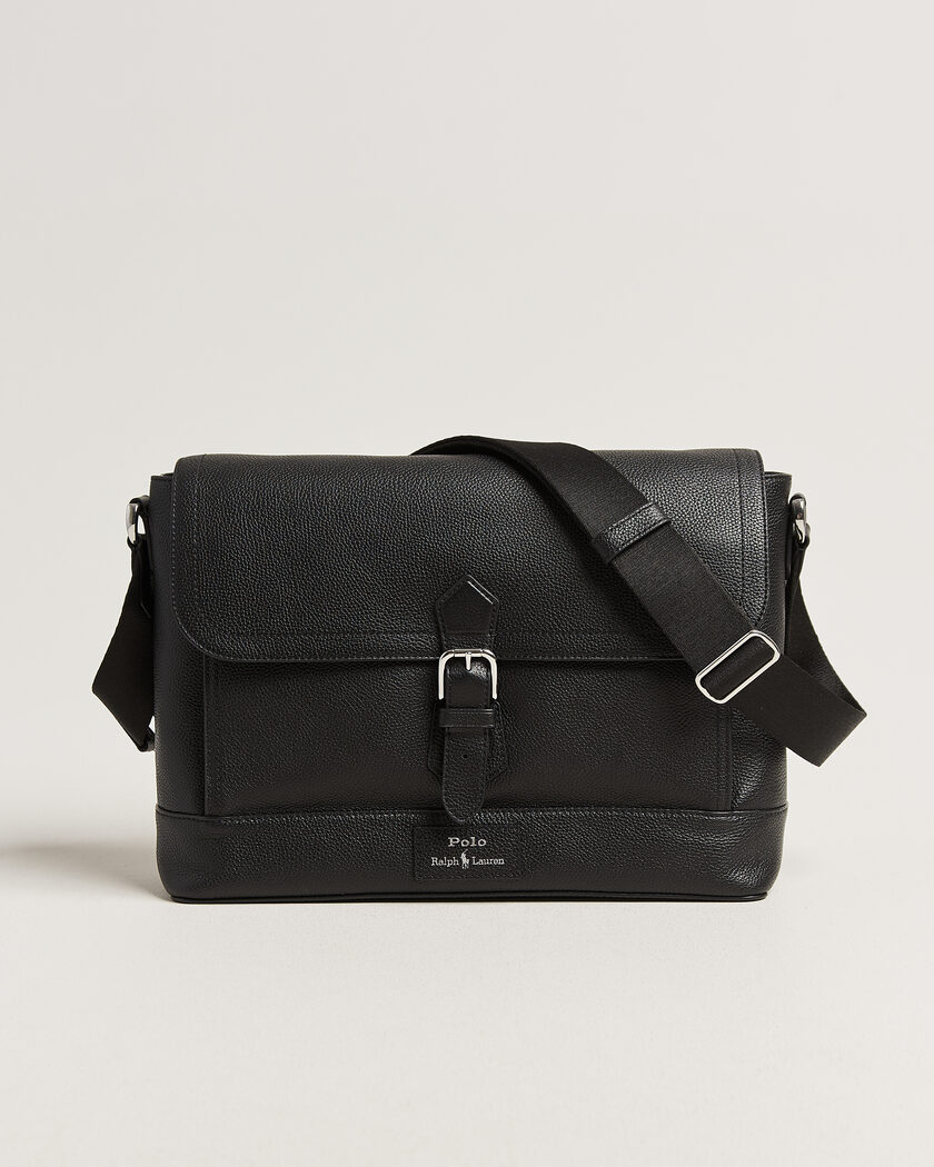 Loake 1880 Westminster Grain Leather Briefcase Black at CareOfCarl.com