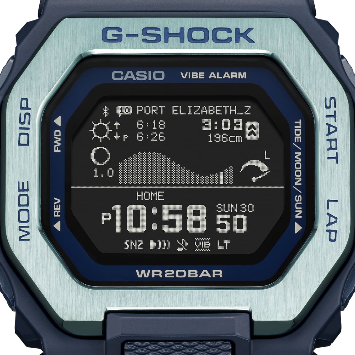 GBX100TT-2 | G-SHOCK G-LIDE Blue, Light blue | CASIO