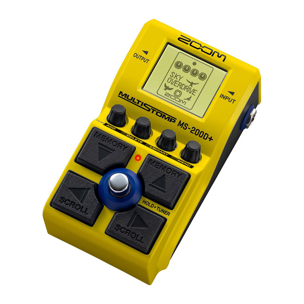 ZOOM ズーム MultiStomp MS-200D+ ギター マルチエフェクター 歪み専用