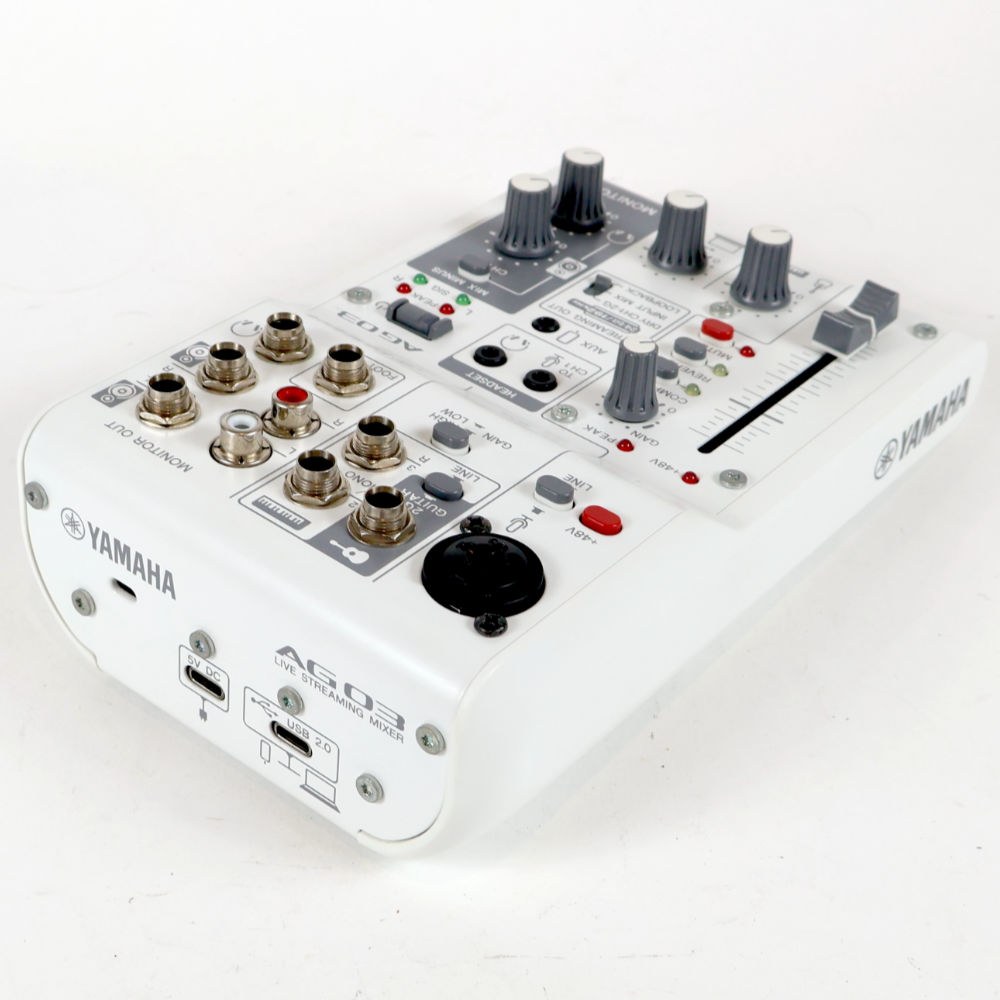 中古】 ミキサー ヤマハ YAMAHA AG03 mk2 W ライブストリーミング